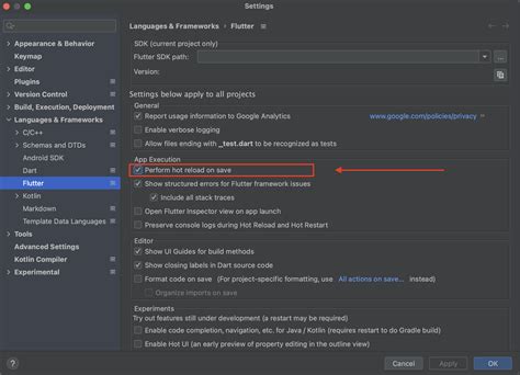 Dart Android Studio Flutter Hot Reload Don T Work After Update