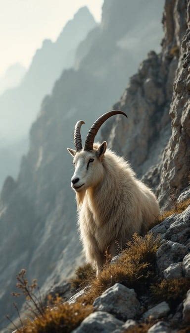 Free Majestic Mountain Goat Image Download At Stockcake
