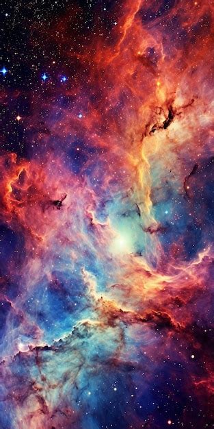 Premium Photo Space Nebula Background Wallpaper