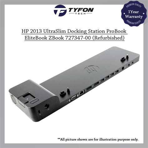 Hp 2013 Ultraslim Docking Station Probook Elitebook Zbook 727347 00 Hstnn 1x10 Refurbished