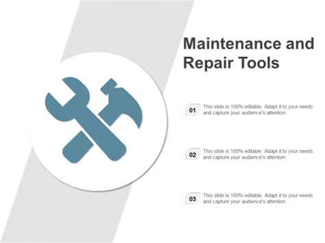 Maintenance And Repair Tools Ppt Powerpoint Presentation Inspiration