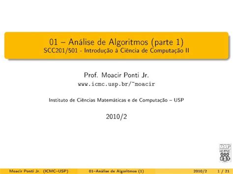 Pdf An Lise De Algoritmos Parte Wiki Icmc Usp Br Images