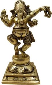 Vinayakmoorti Home Decorative Ganesh Ji Brass Ganpati Bappa Ji Ki Murti