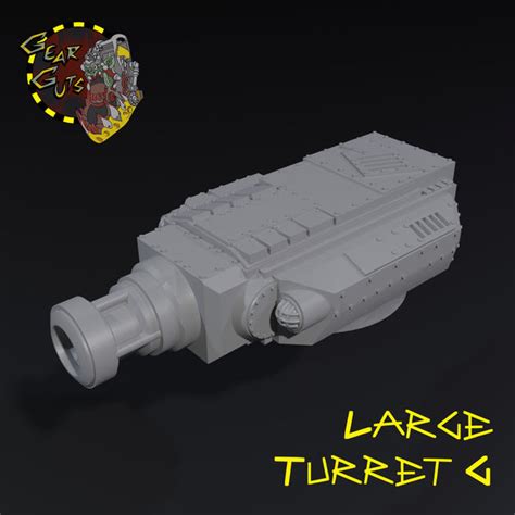 Large Turret G Stl Download Gear Guts Mek Shop