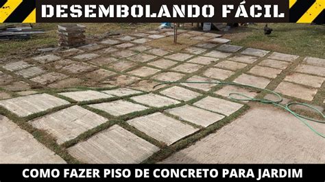 Como Fazer Pedras De Cimento Em Gramado Por R How To Make Cement