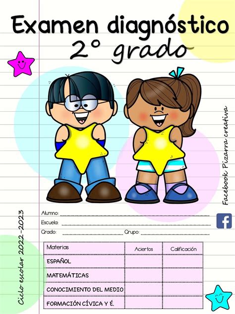 Examen DiagnÓstico Para 2°grado Y 2º De Primaria Imagenes Educativas