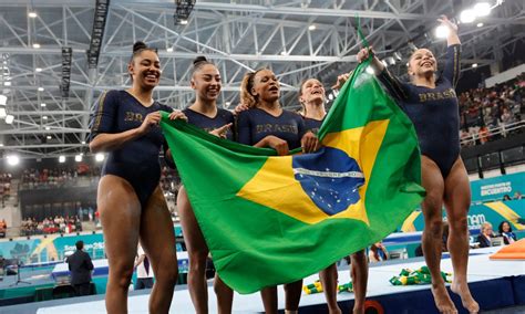 Equipe feminina de Ginástica do Brasil conquista prata nos Jogos Pan