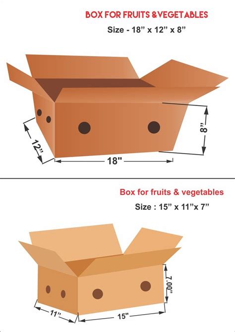 Single Wall Ply Lithography Offset Fruit Corrugated Shipping Boxes At