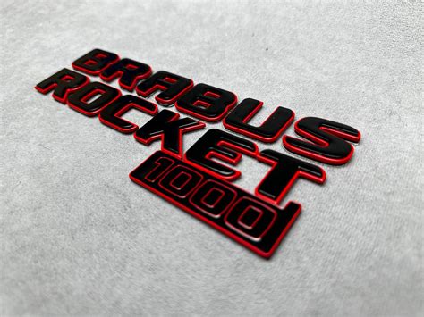 Mercedes Gt용 테일 엠블럼 Brabus Rocket 1000