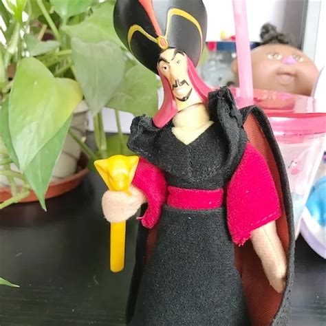 Original aladdin jafar bonito material macio brinquedo de pelúcia bebê