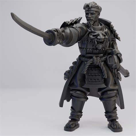 Hot Goblin 指差し侍 ミニチュア 双刀流 ホットゴブリン TRPG