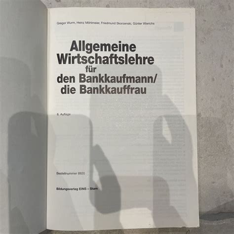 Allgemeine Wirtschaftslehre Lehr Fachbuch Von Gregor Wurm F R