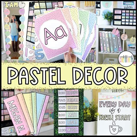 Pastel Classroom Decor Amazon Finds That Will Make Your Day Confetti