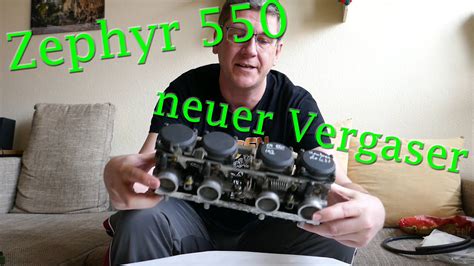 Kawasaki Zephyr Umschau Am Neuen Vergaser Youtube