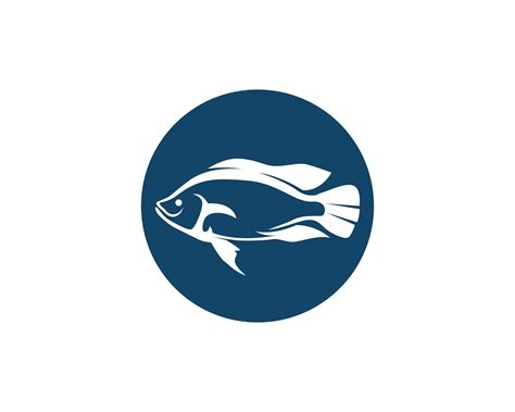 Fish Logo Template Creative Vector Symbol Of Fishing Club Or Online