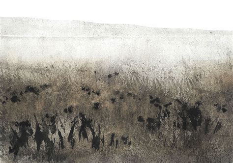 Philippe Giacobino Paysage Encre De Chine Peinture Abstrait