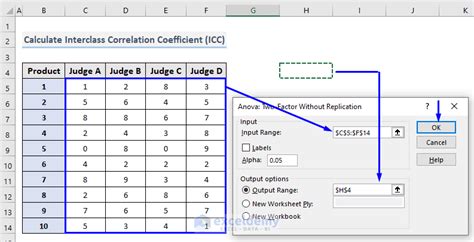 How To Calculate Intraclass Correlation Coefficient In Excel Exceldemy