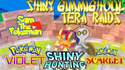 Shiny Hunting Gimmighoul Tera Raid Event Pokemon Scarlet Violet Youtube