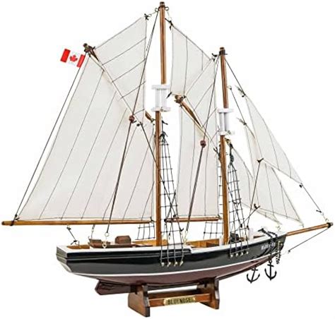 Sailingstory Wooden Sailboat Model Ship Bluenose Scale Replica