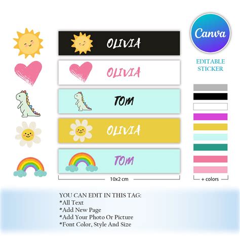 School Labels Name Labels Personalized Labels Labels - Etsy