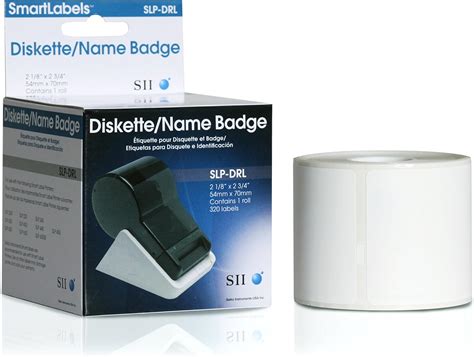 Seiko Instruments Diskette Labels For Smart Label Printers Slp Drl