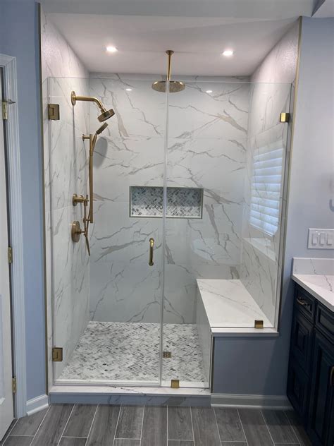 Modern Frameless Glass Shower Doors Virginia