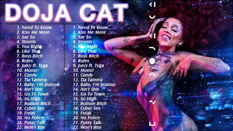 Doja Cat Greatest Hits Full Album Best Songs Of Doja Cat Playlist 2021 Youtube