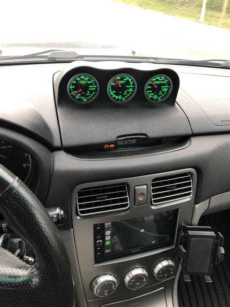 Installed My New Gauge Pod And Gauges R SubaruForester