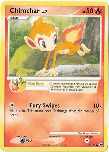 Chimchar Majestic Dawn 57 Bulbapedia the community driven Pokémon