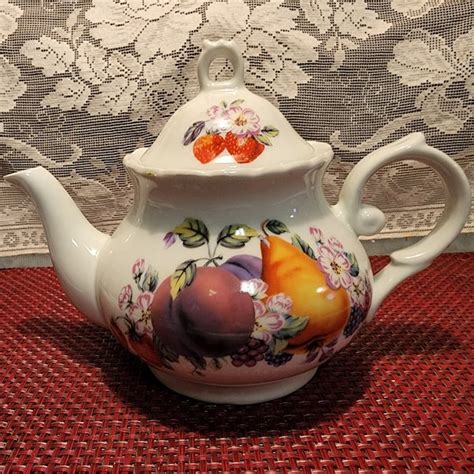 Fruit Teapot Etsy