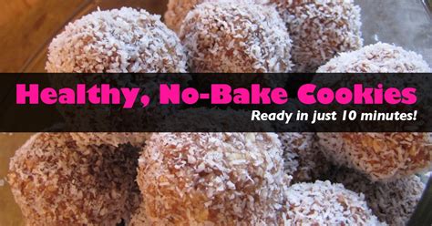 4 Ingredient Healthy No Bake Cookies Ready In Ten Minutes Eat Fit Fuel