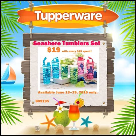 Get Summer Ready Mugs Set Tupperware 10 Things