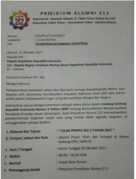 Contoh Surat Pemberitahuan Kegiatan 17 Agustus