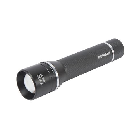 Defiant Lumens Led Slide To Focusing Aluminum Flashlight