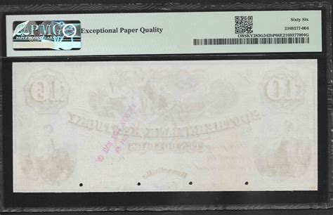 Russellville Kentucky 10 1850s 60s Perakis Currency