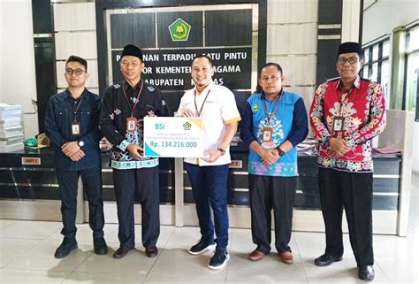 Empati Kemanusiaan Kemenag Kapuas Salurkan Donasi Untuk Palestina