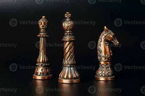 Metal Chess Pieces 24318167 Stock Photo at Vecteezy