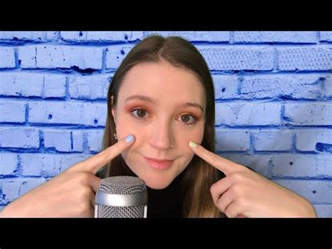 Asmr Brushing And Tracing Your Face Up Close Whispering