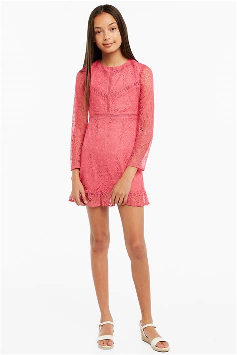 Mellia Lace Dress Tween 7 16 Tween Girls 7 16 Bardot Junior