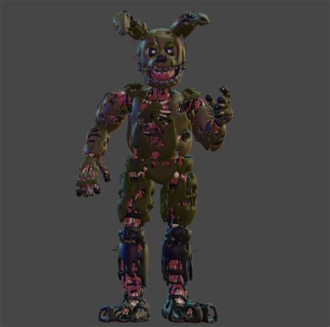 Blenderfnaf Springtrap By Puppydog186 On Deviantart