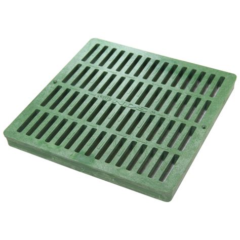 NDS 12 Square Catch Basin Grate Green Drainage Connect