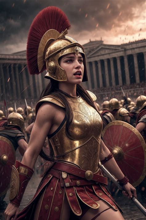 Female soldier in the battle for the Roman Empire by Penguih on DeviantArt
