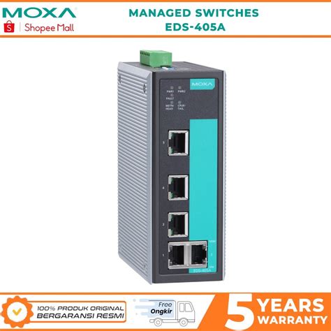 Jual Moxa Eds A Series Port Entry Level Managed Ethernet Switches