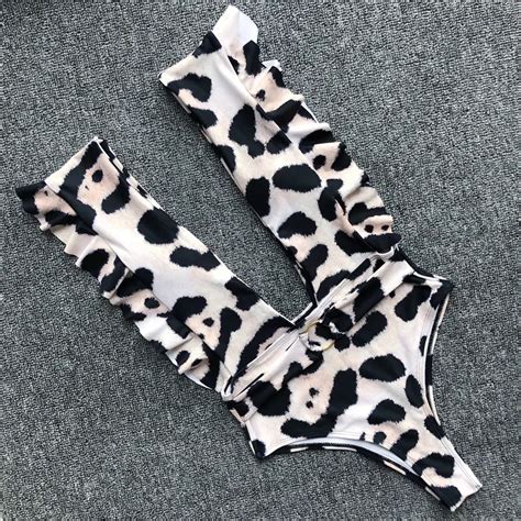 Ba Ador De Una Pieza Para Mujer Monokini Acolchado Bikini De Inmersi N Profunda Traje De