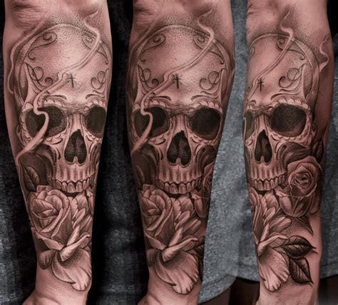 Day Of The Dead Skull Tattoo Dia De Los Muertos Tattoo Rose Tattoo Calavera Tattoos