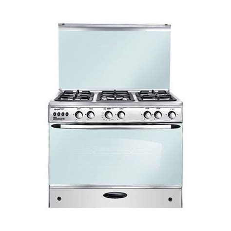 El Iraqi Company Unionaire Freestanding Cooker 5 Gas Burners 90 Cm