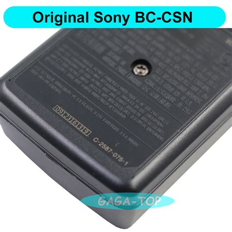 Original Sony Bc Csn Charger For Dsc Tx C Tx Wx W W W Np