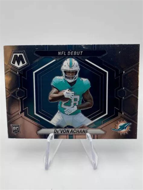 Devon Achane Panini Mosaik Rc Nfl Deb T Nd Miami Dolphins Rookie