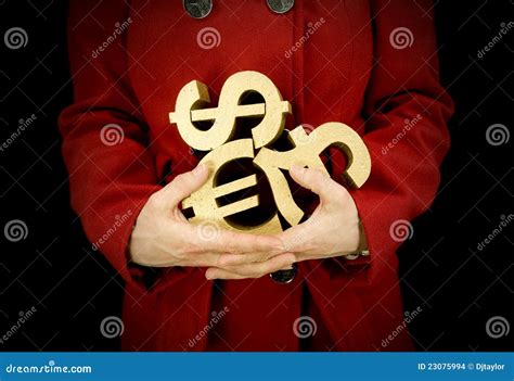 Keeping hold of money stock photo. Image of market, holding - 23075994