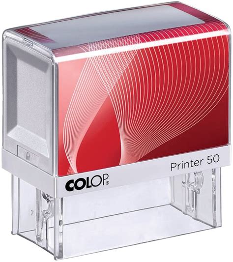 Tekststempel Colop Printer 50 Personaliseerbaar 7regels 69x30mm Bij